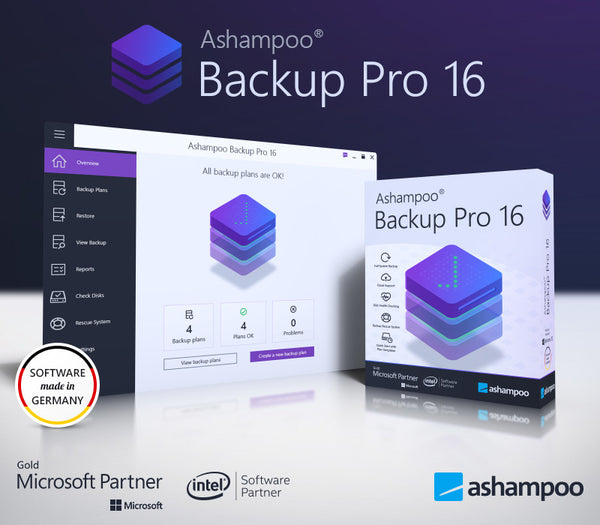 Ashampoo Backup Pro 16 Key (3 PCs)