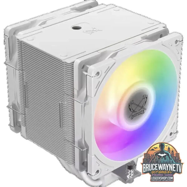 Scythe Mugen 6 Dual Fan White ARGB Edition, CPU-Kühler weiß, 120 mm - Scythe