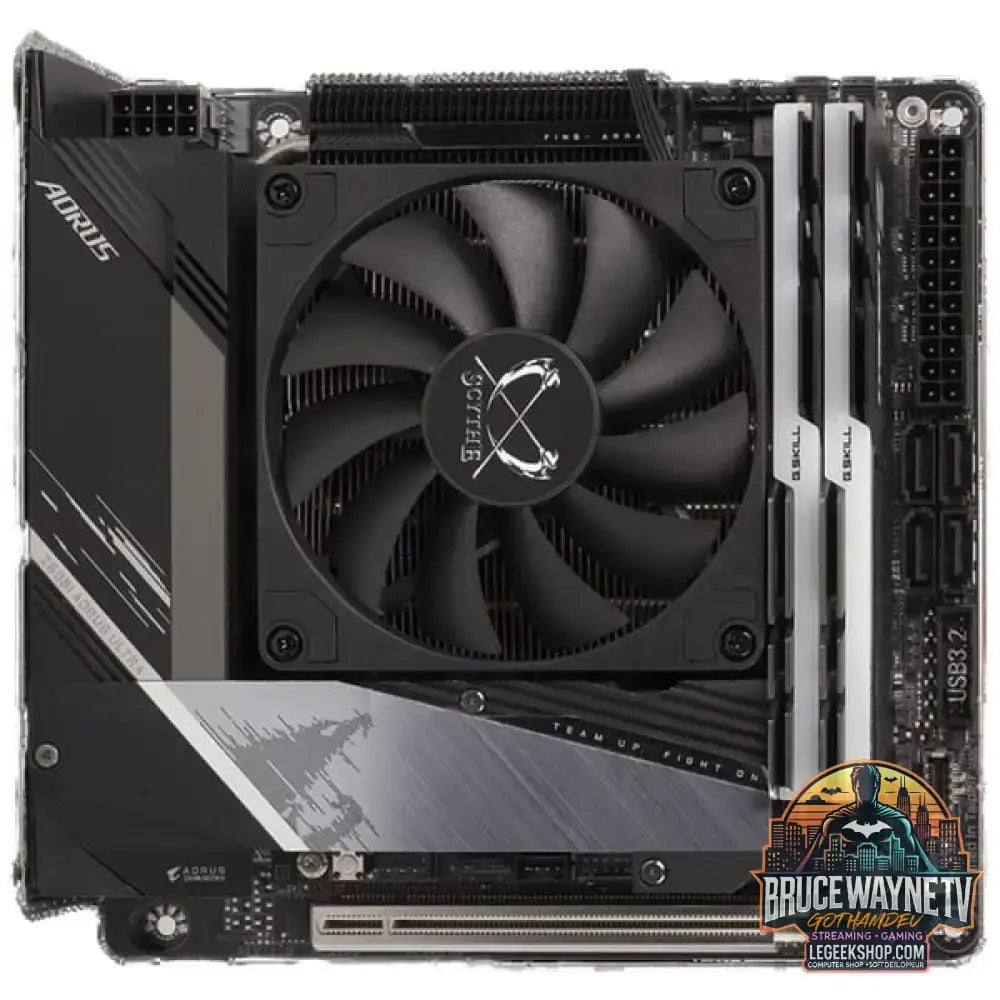 Scythe Shuriken 3, CPU-Kühler schwarz/silber, 92 mm - Scythe - vue 5