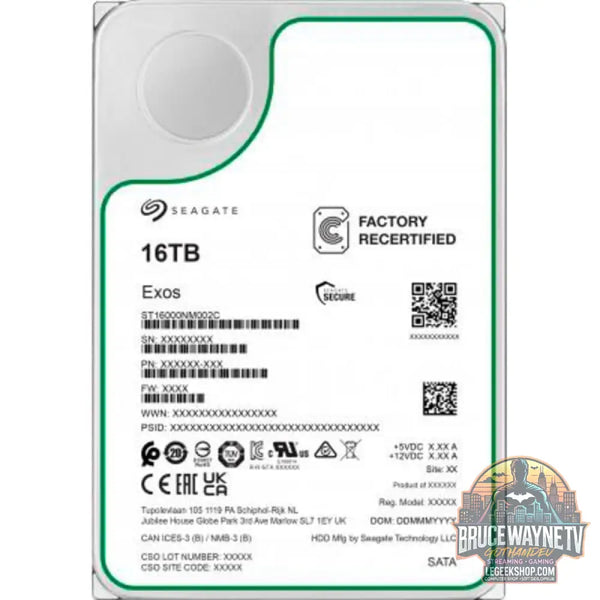 Seagate Exos 16 TB, Festplatte SATA 6 Gb/s, 3,5" - Seagate