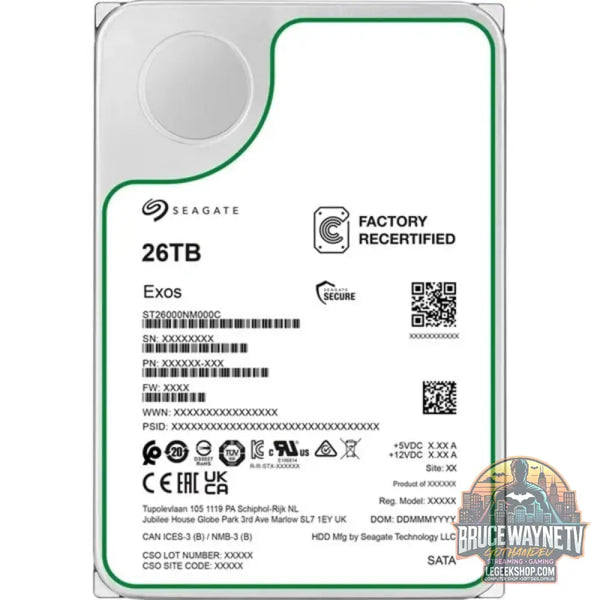 Seagate Exos 26 TB, Festplatte SATA 6 Gb/s, 3,5" - Seagate