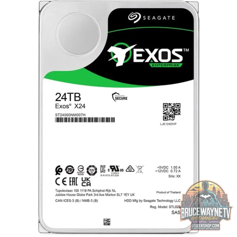Seagate Exos X24 24 TB, Festplatte SAS 12 Gb/s, 3,5" - Seagate - vue 2