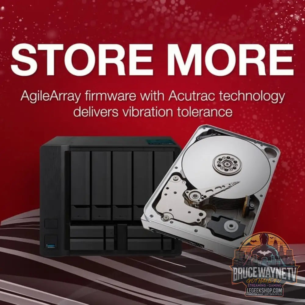 Seagate IronWolf NAS 8 TB CMR SilentWolf, Festplatte SATA 6 Gb/s, 3,5" - Seagate - vue 4
