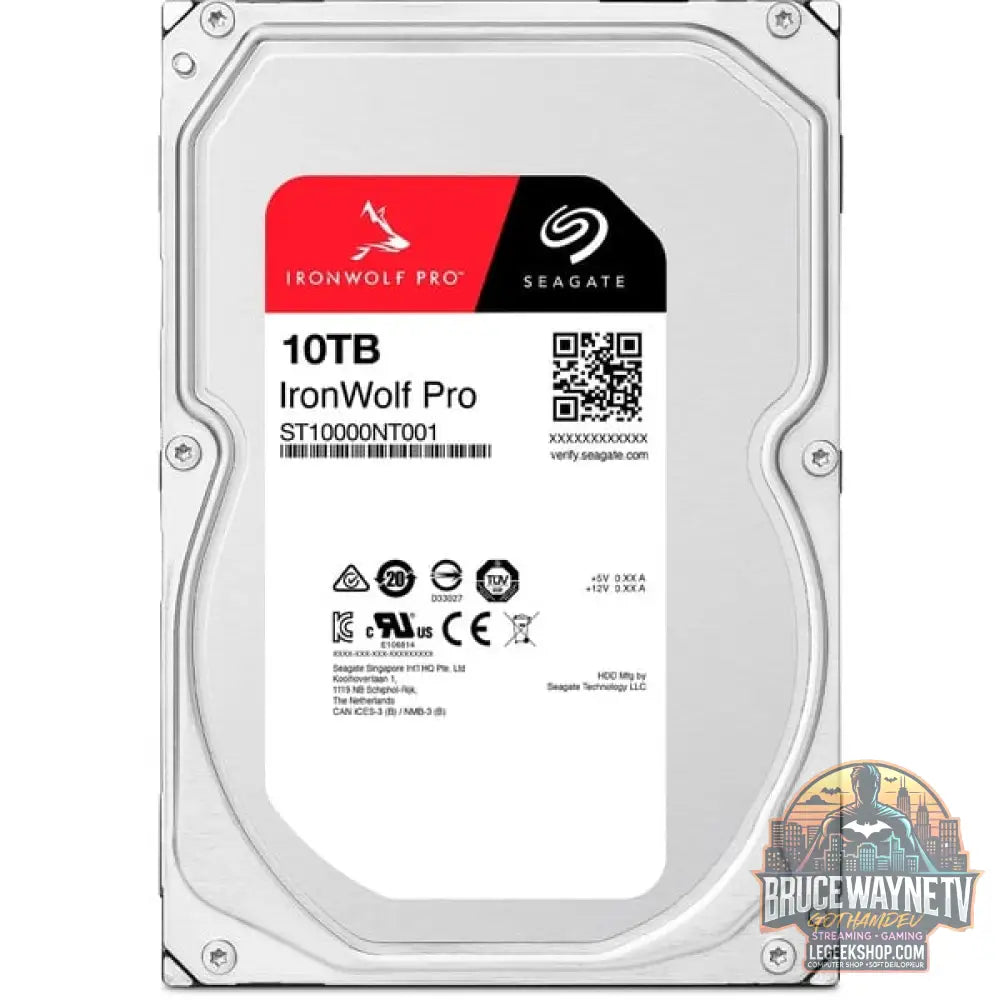 Seagate IronWolf Pro NAS 10 TB CMR, Festplatte SATA 6 Gb/s, 3,5" - Seagate - vue 2