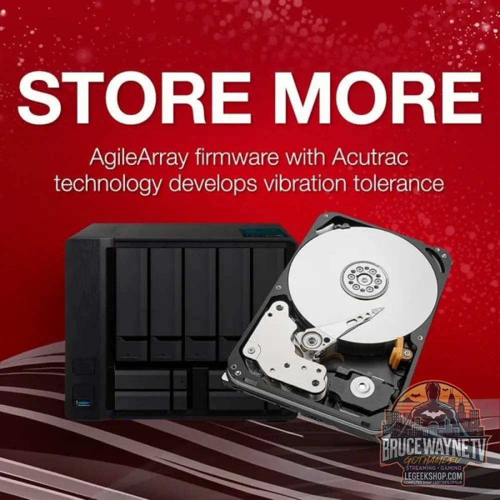 Seagate IronWolf Pro NAS 10 TB CMR, Festplatte SATA 6 Gb/s, 3,5" - Seagate - vue 4