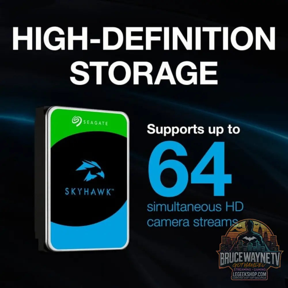 Seagate SkyHawk 8 TB, Festplatte SATA 6 Gb/s, 3,5" - Seagate - vue 4