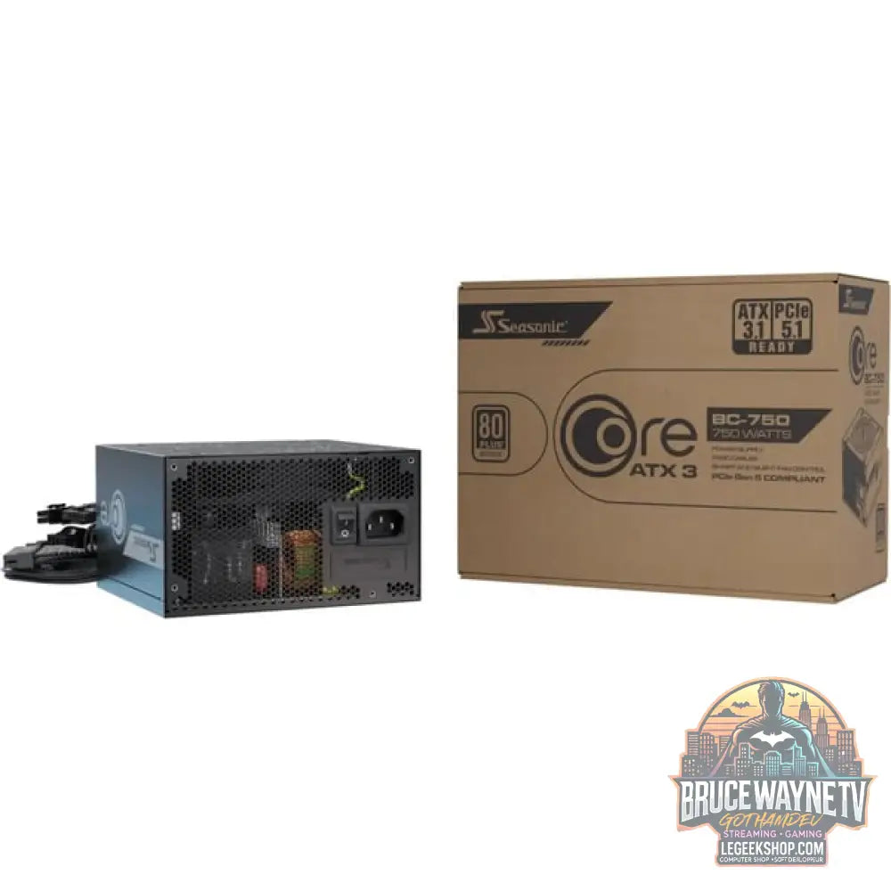 Seasonic CORE BC-750 ATX3.1, alimentation PC - Seasonic - vue 5