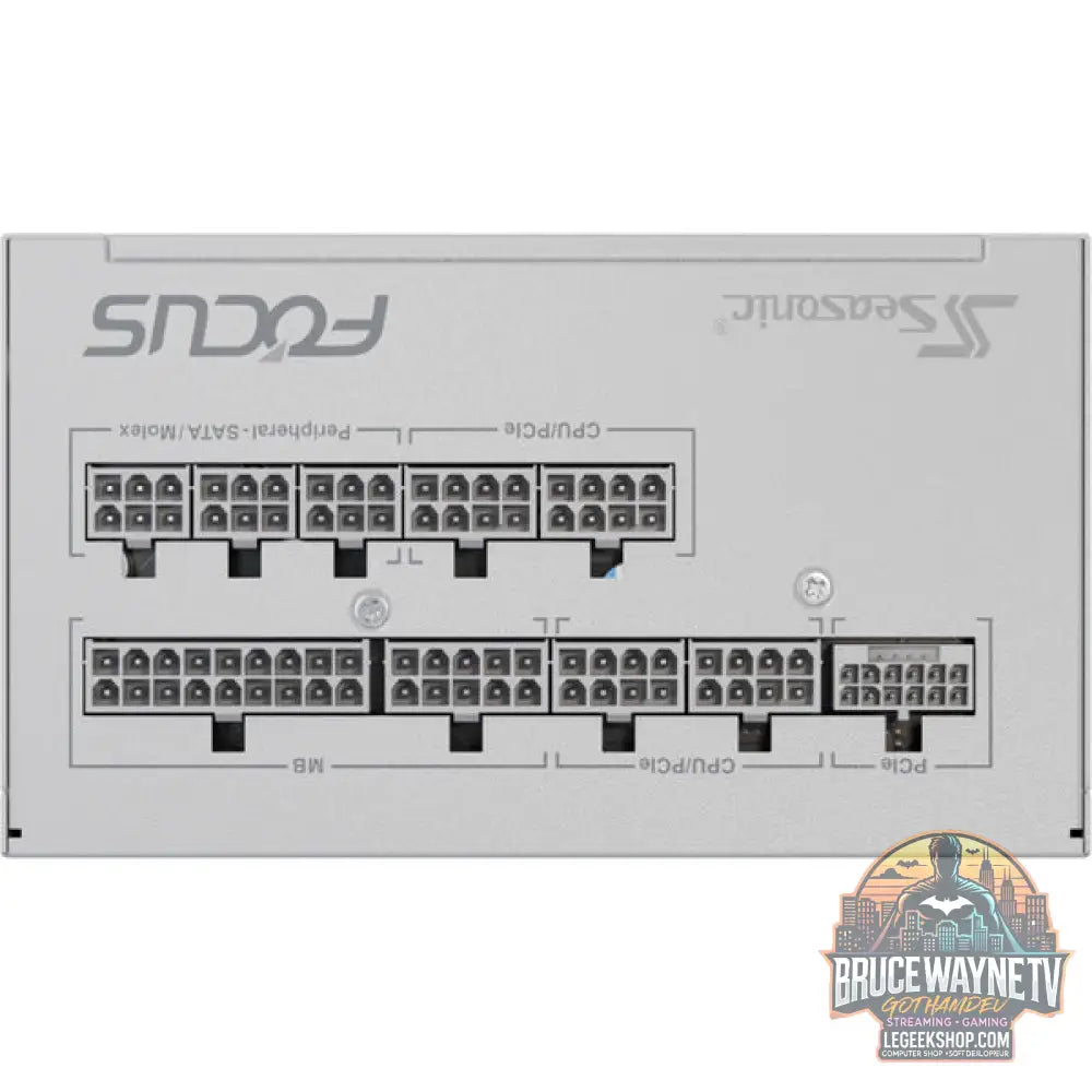 Seasonic FOCUS GX-750 V4 ATX3.1 White Edition, alimentation PC - Seasonic - vue 4