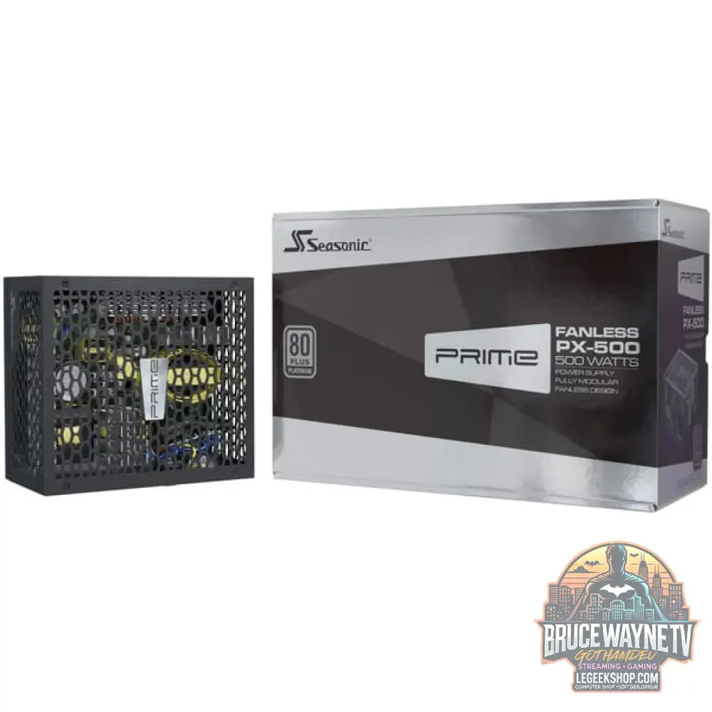 Seasonic PRIME Fanless PX-500 500W, alimentation PC - Seasonic - vue 6