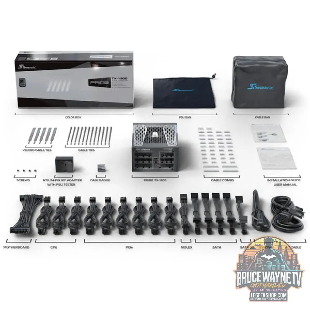 Seasonic PRIME TX-1300, alimentation PC - Seasonic - vue 6