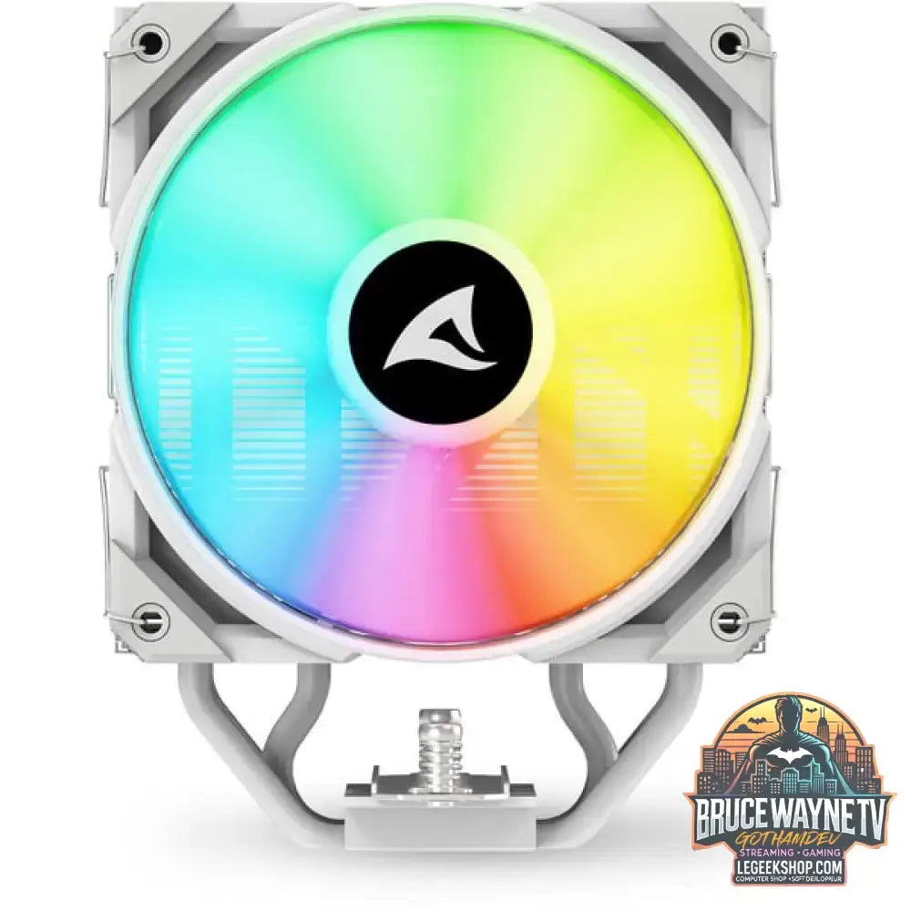 Sharkoon A40 RGB, CPU-Kühler weiß, 120 mm - Sharkoon - vue 3