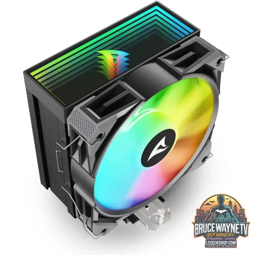 Sharkoon A40 RGB, CPU-Kühler schwarz, 120 mm - Sharkoon - vue 5