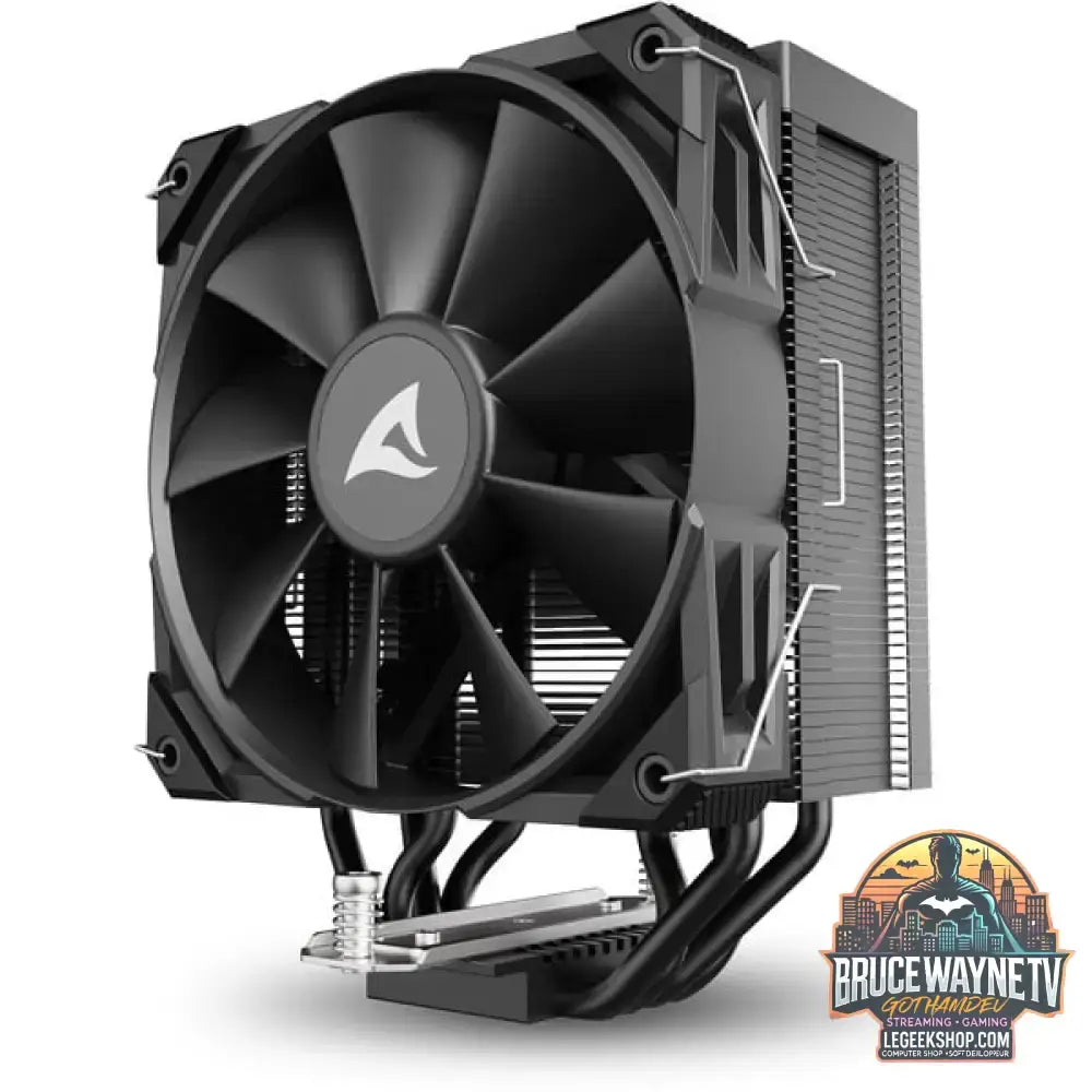 Sharkoon A40, CPU-Kühler schwarz, 120 mm - Sharkoon - vue 3