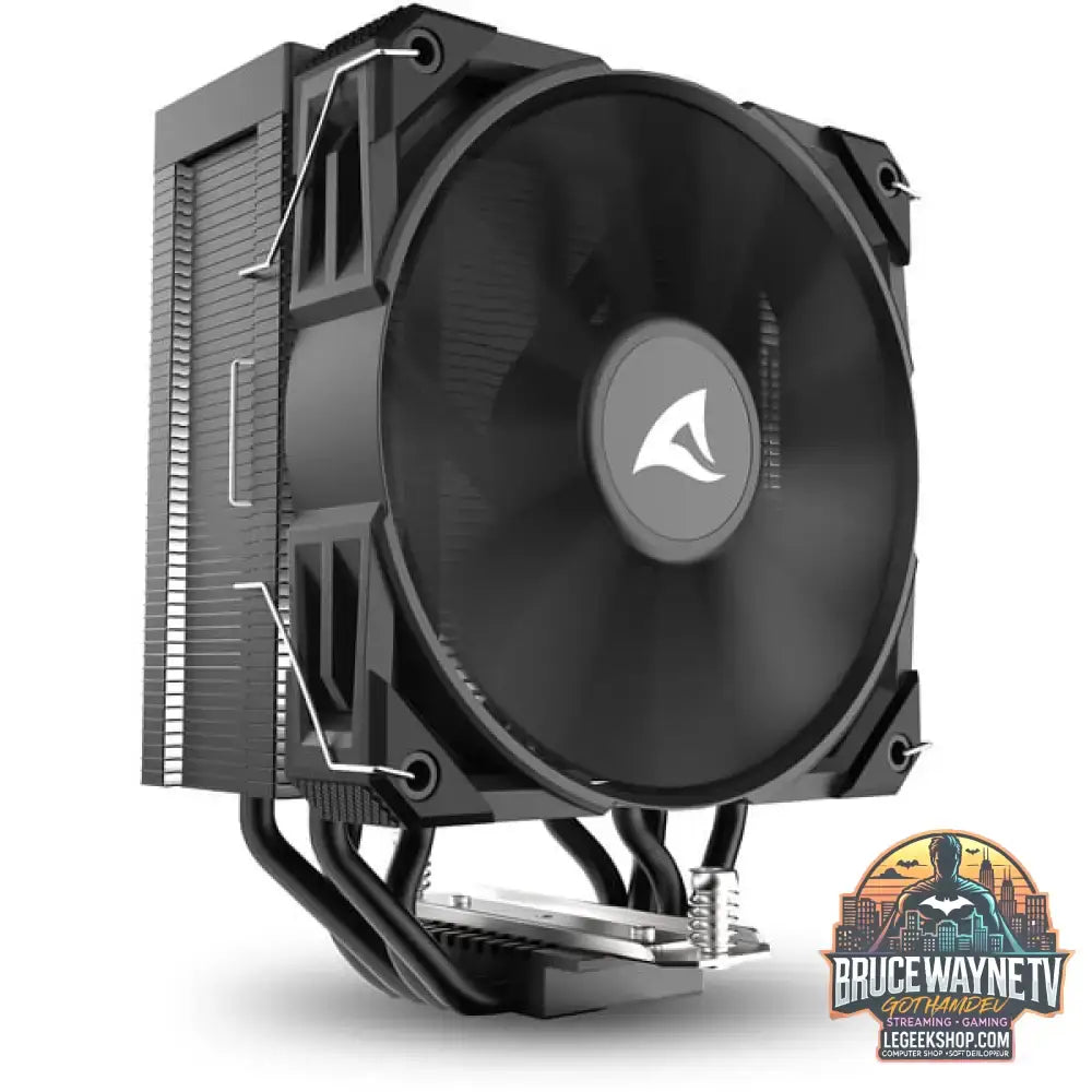 Sharkoon A40, CPU-Kühler schwarz, 120 mm - Sharkoon - vue 4
