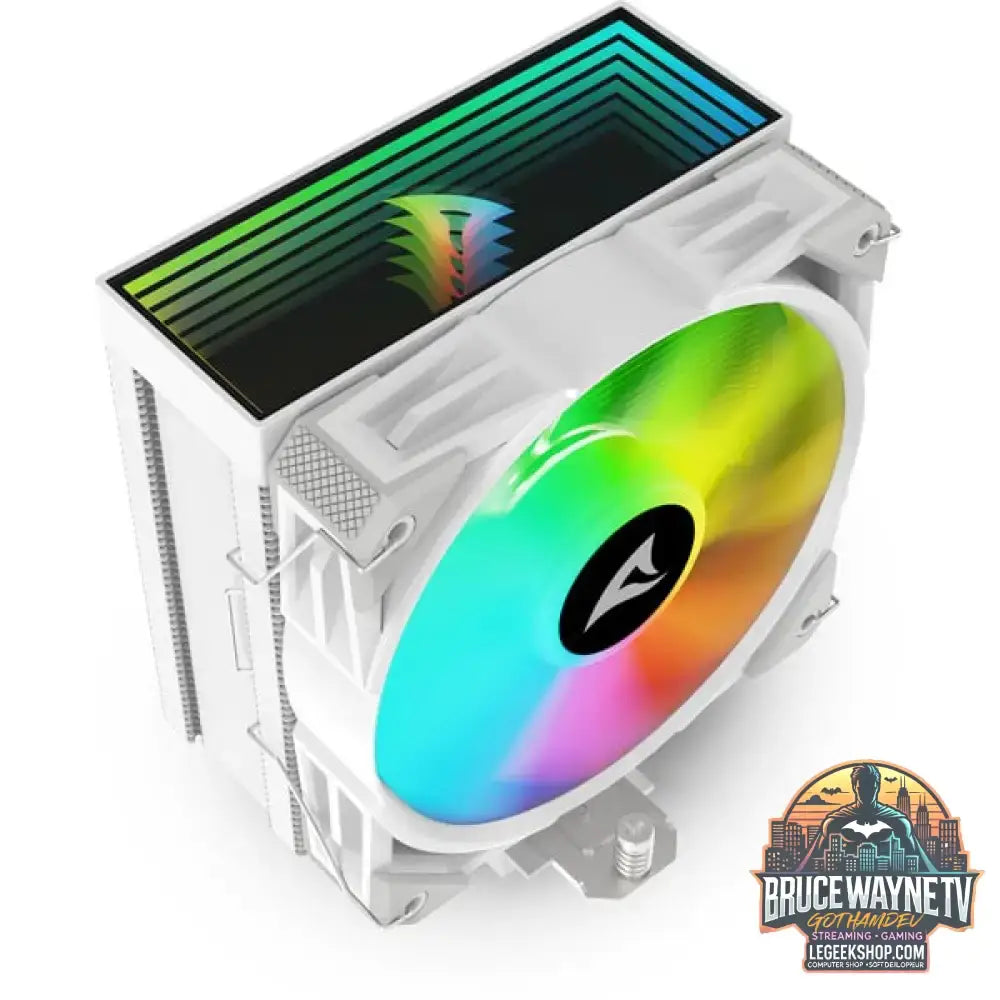 Sharkoon A50 RGB, CPU-Kühler weiß, 120 mm - Sharkoon - vue 5
