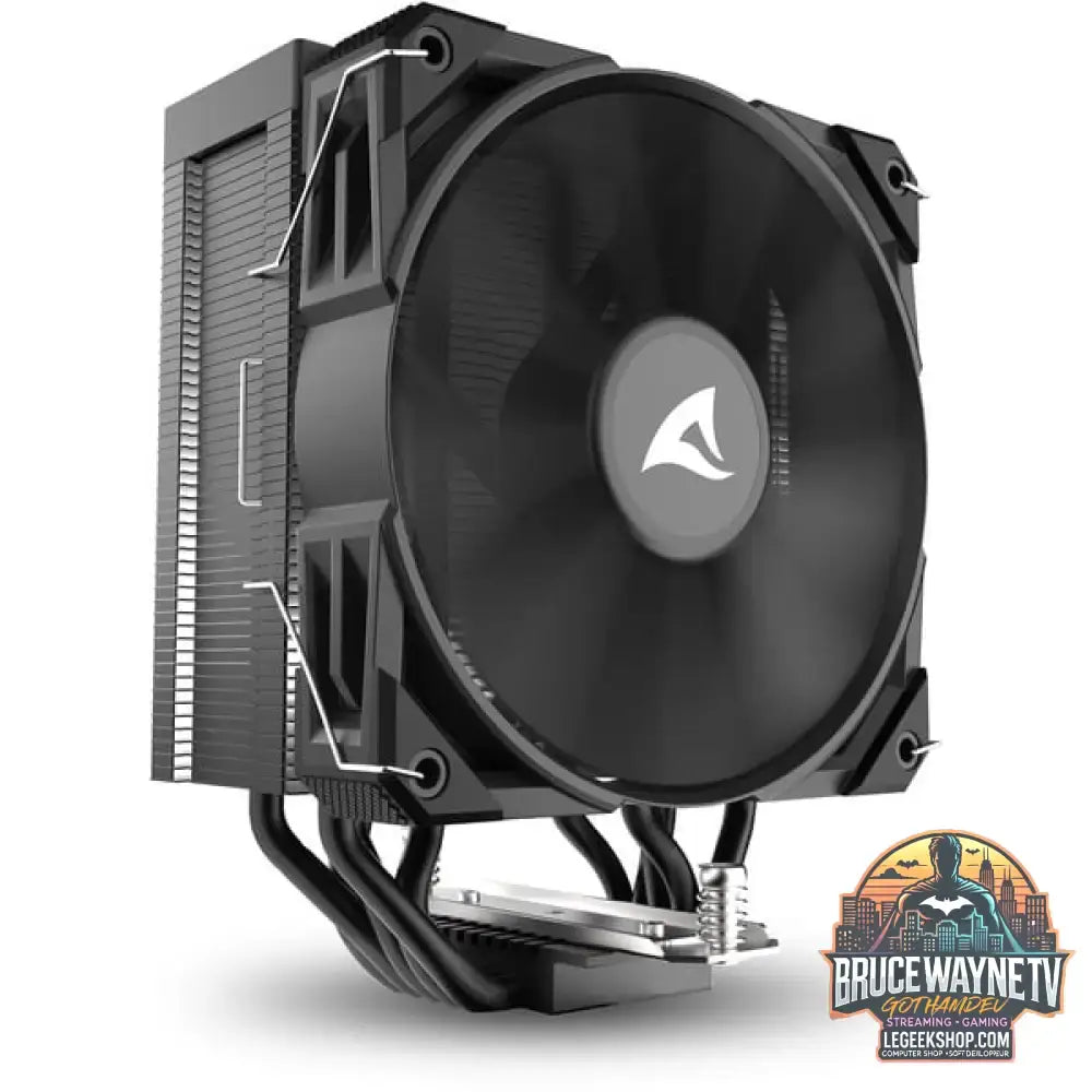 Sharkoon A50, CPU-Kühler schwarz, 120 mm - Sharkoon - vue 4