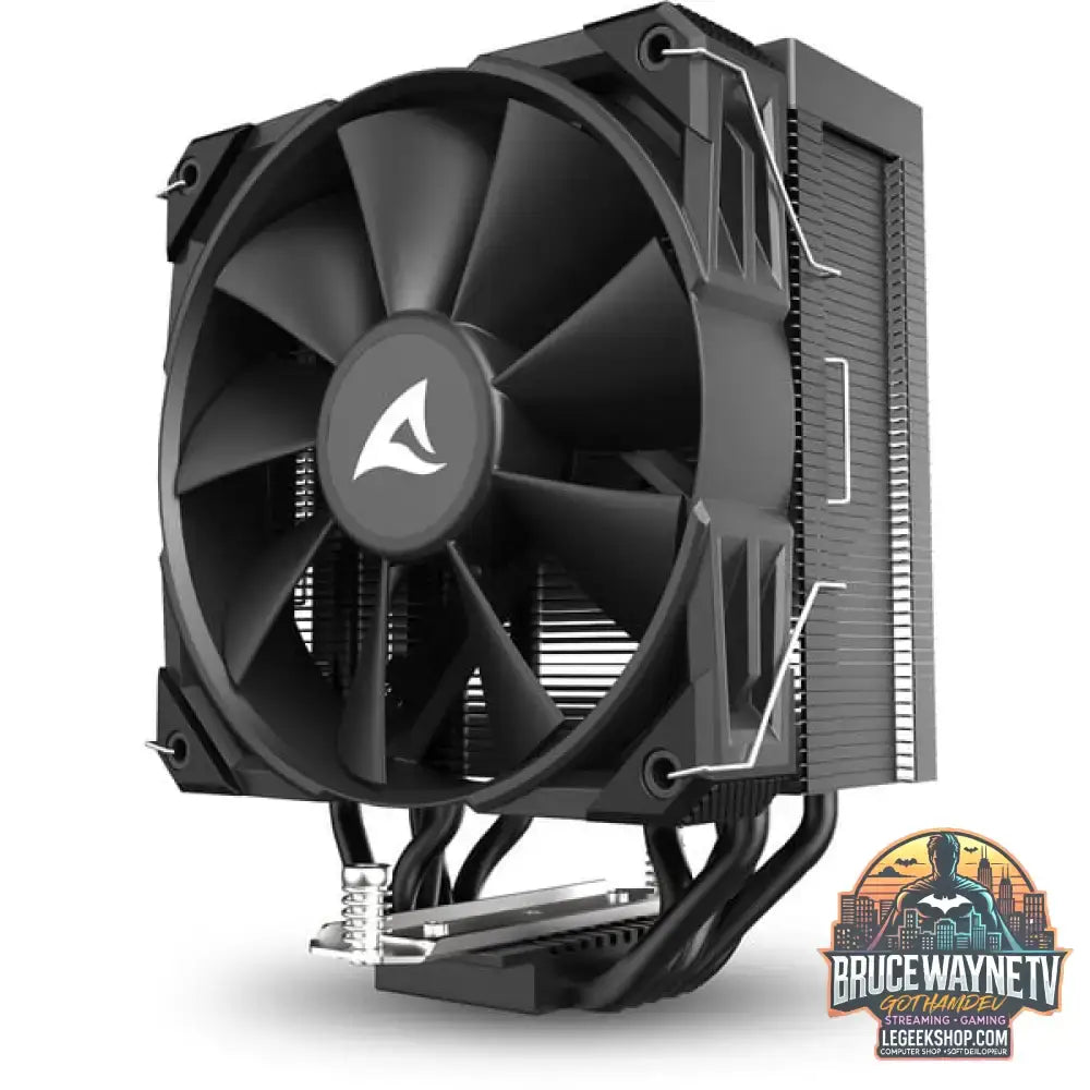 Sharkoon A50, CPU-Kühler schwarz, 120 mm - Sharkoon - vue 3