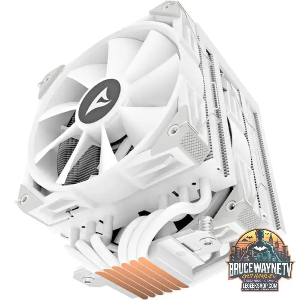 Sharkoon A60 RGB, CPU-Kühler weiß, 120 mm - Sharkoon - vue 13