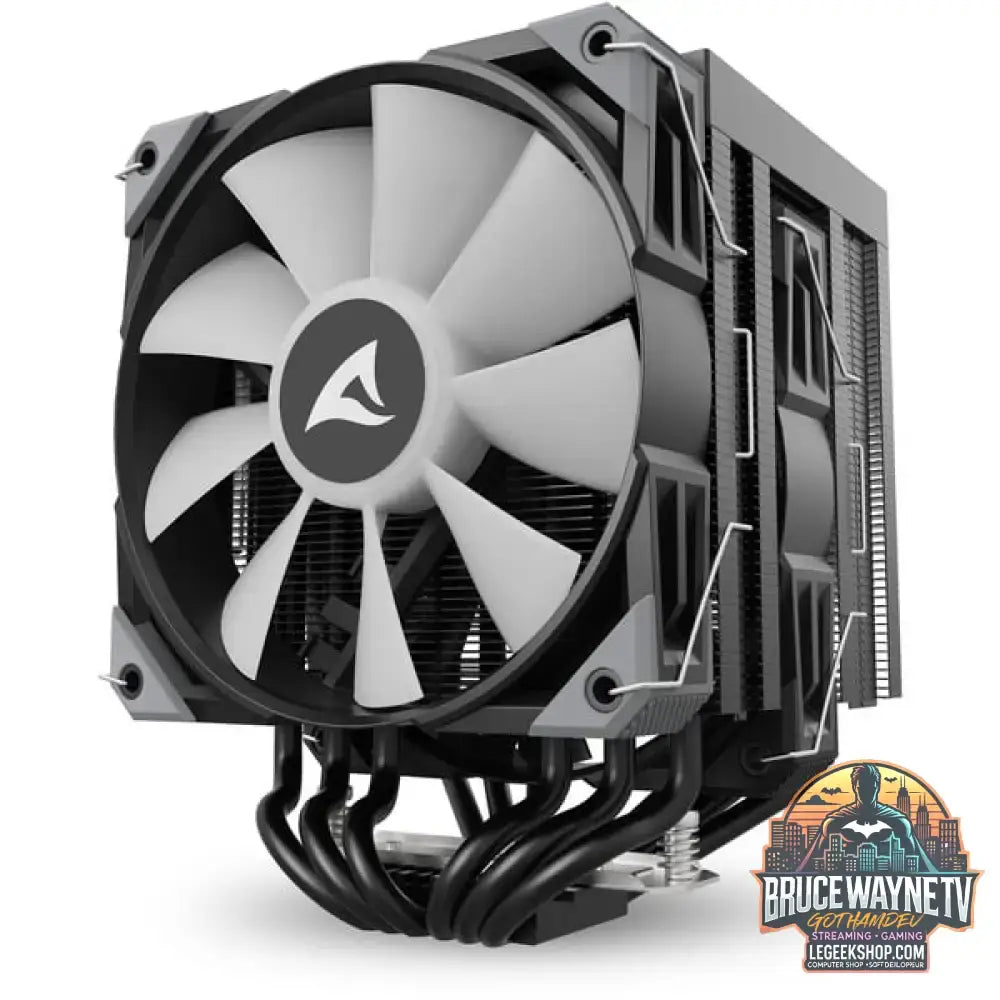 Sharkoon A60 RGB, CPU-Kühler schwarz, 120 mm - Sharkoon - vue 10