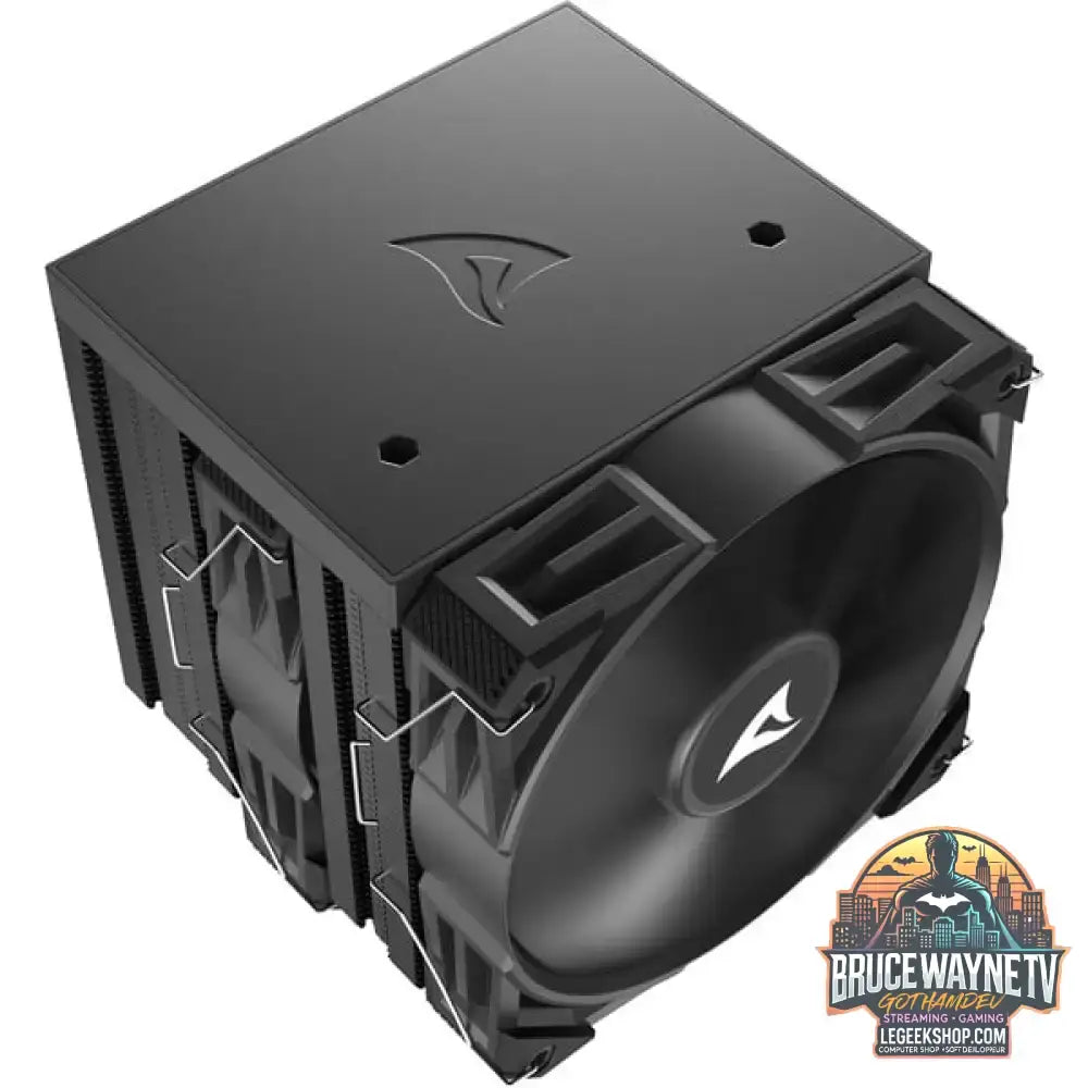 Sharkoon A60, CPU-Kühler schwarz, 120 mm - Sharkoon - vue 8