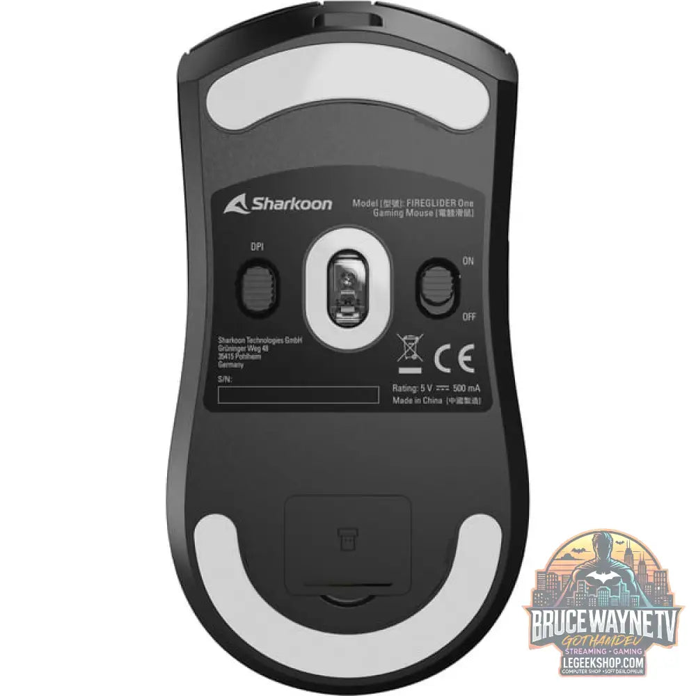 Sharkoon FIREGLIDER One, souris gaming - vue 9