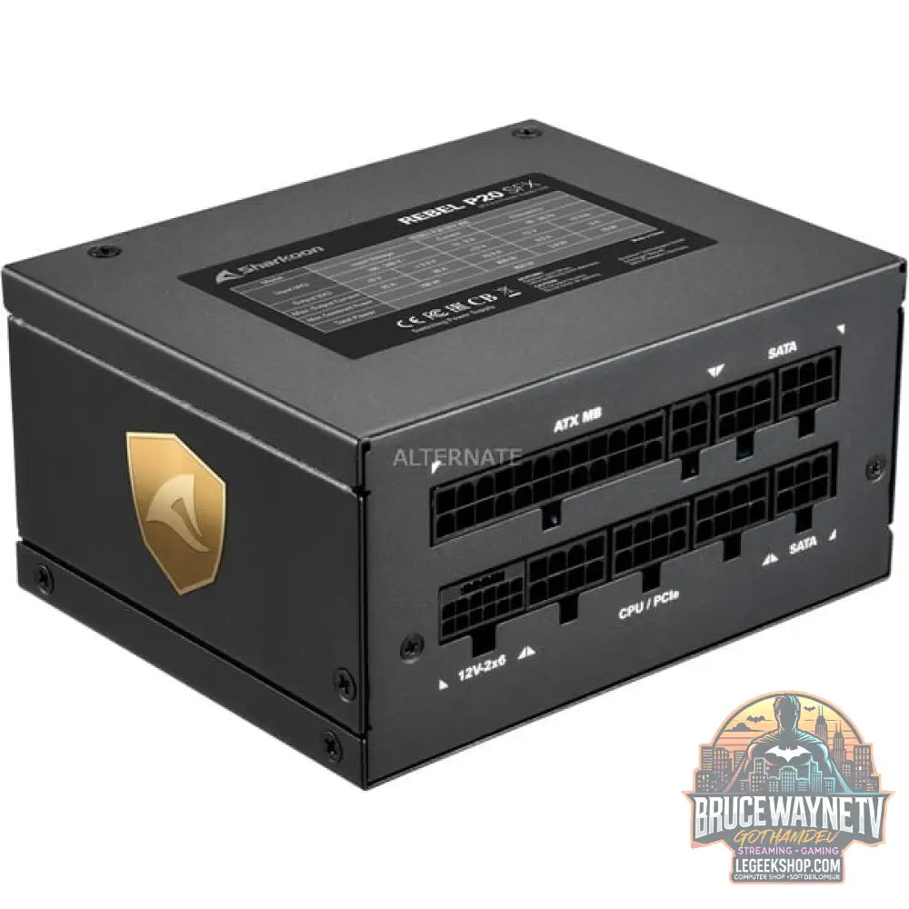 Sharkoon Rebel P20 SFX 1000W, alimentation PC - Sharkoon - vue 4