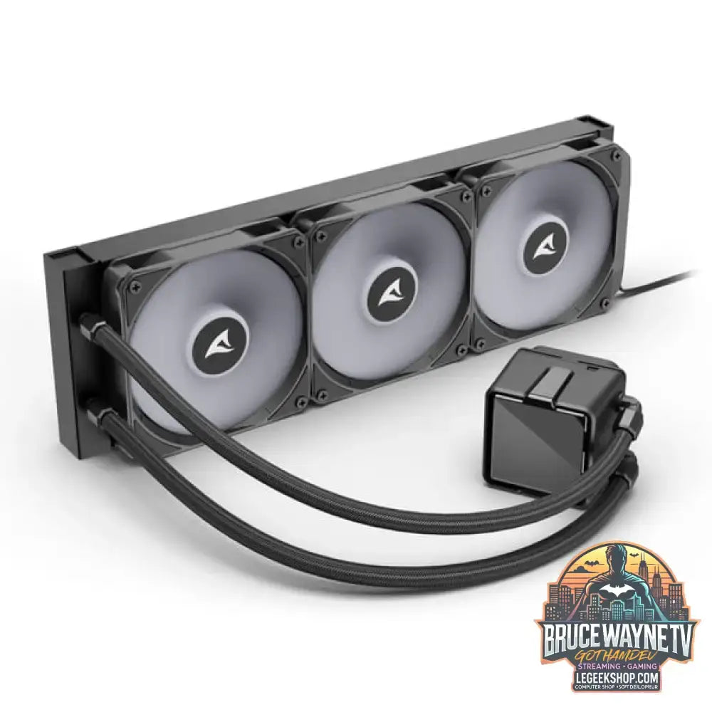Sharkoon S100 ARGB, Wasserkühlung schwarz - Sharkoon - vue 8