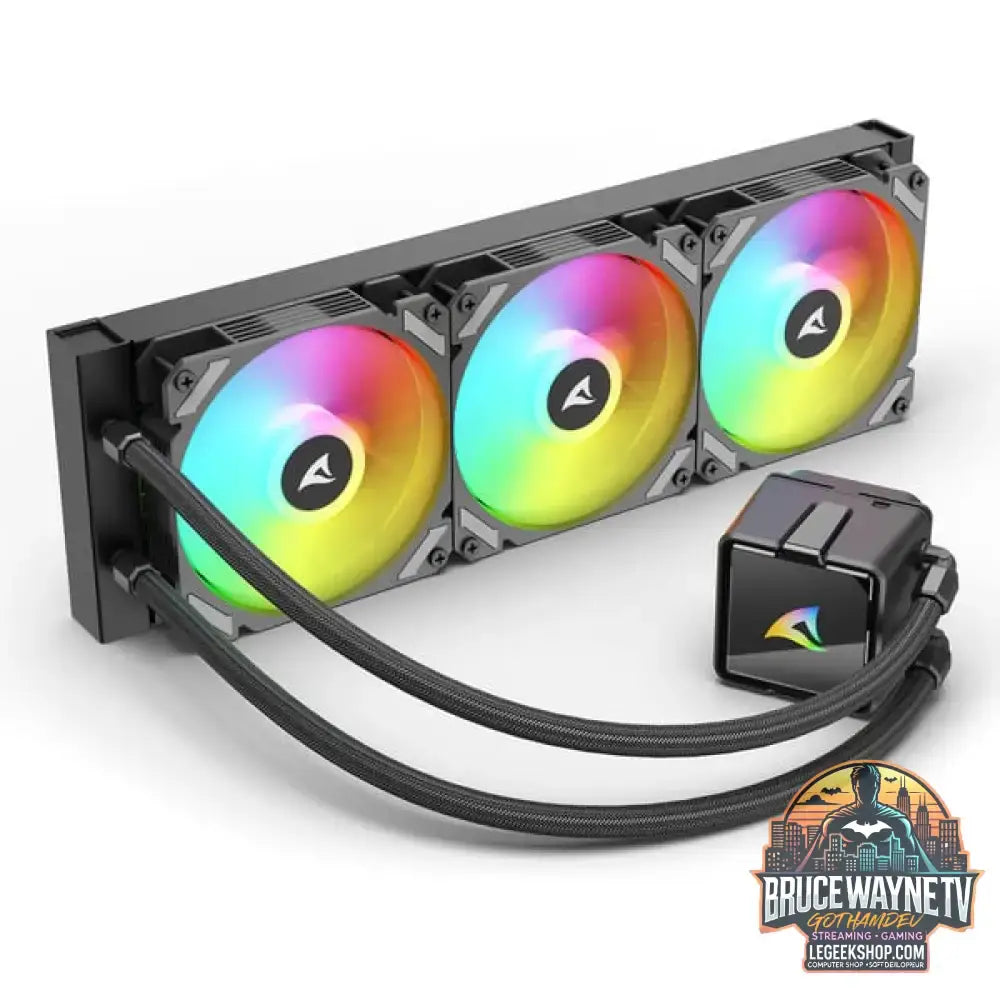 Sharkoon S60 ARGB, Wasserkühlung schwarz - Sharkoon - vue 2