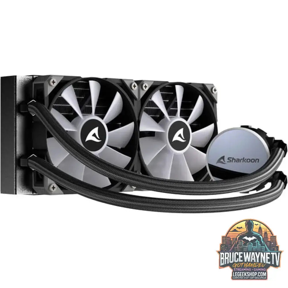 Sharkoon S70 RGB AIO 240mm, Wasserkühlung schwarz - Sharkoon - vue 4