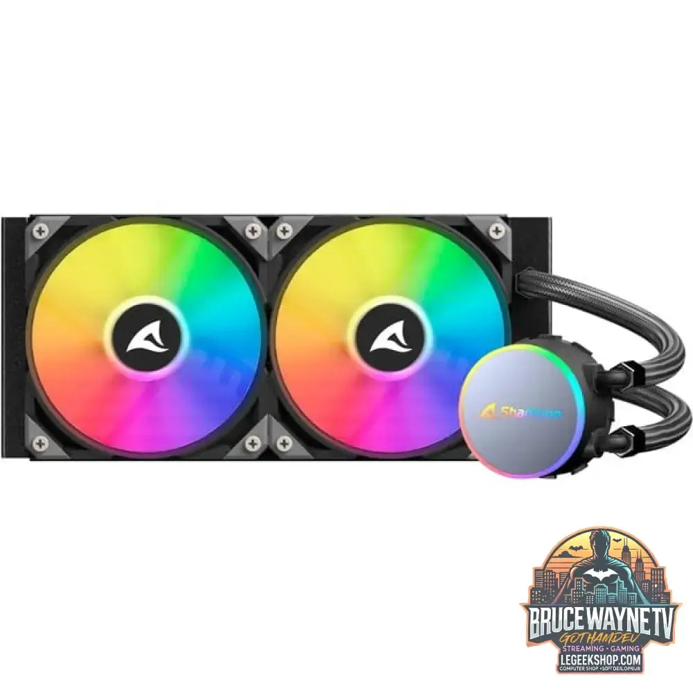 Sharkoon S70 RGB AIO 240mm, Wasserkühlung schwarz - Sharkoon - vue 9