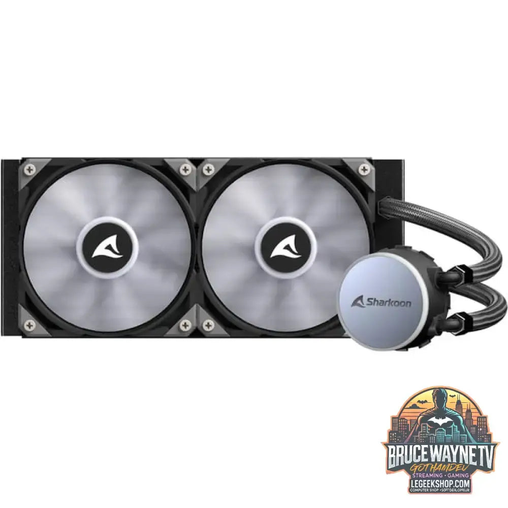 Sharkoon S70 RGB AIO 240mm, Wasserkühlung schwarz - Sharkoon - vue 8