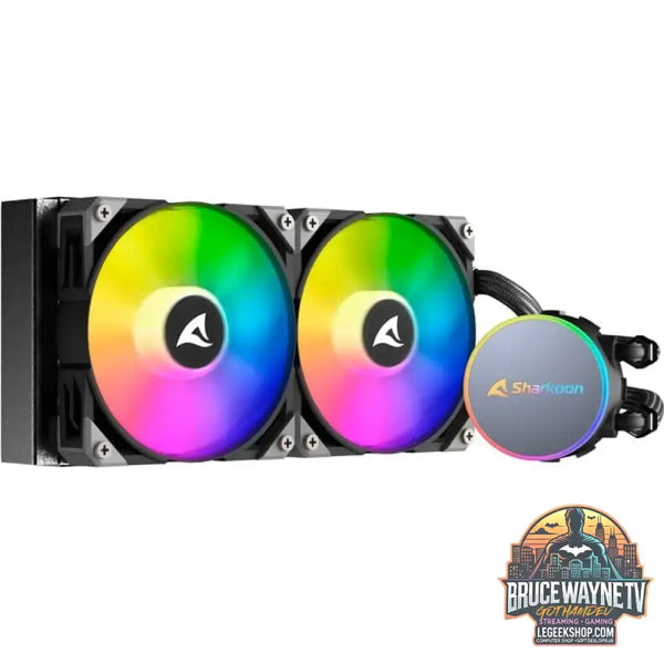 Sharkoon S70 RGB AIO 240mm, Wasserkühlung schwarz - Sharkoon