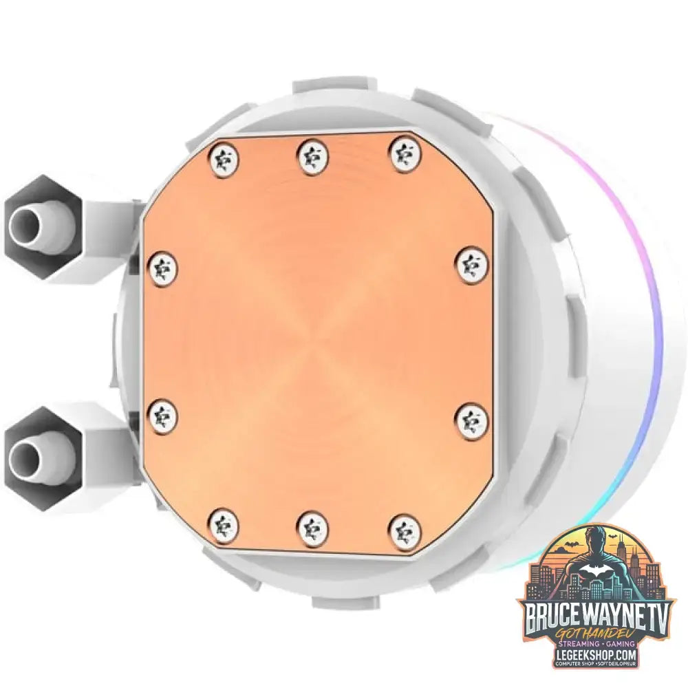 Sharkoon S80 RGB White AIO 240mm, Wasserkühlung weiß - Sharkoon - vue 13