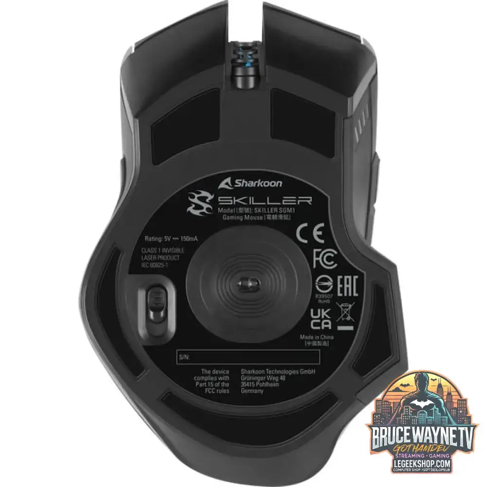 Sharkoon SKILLER SGM1, souris gaming - vue 6
