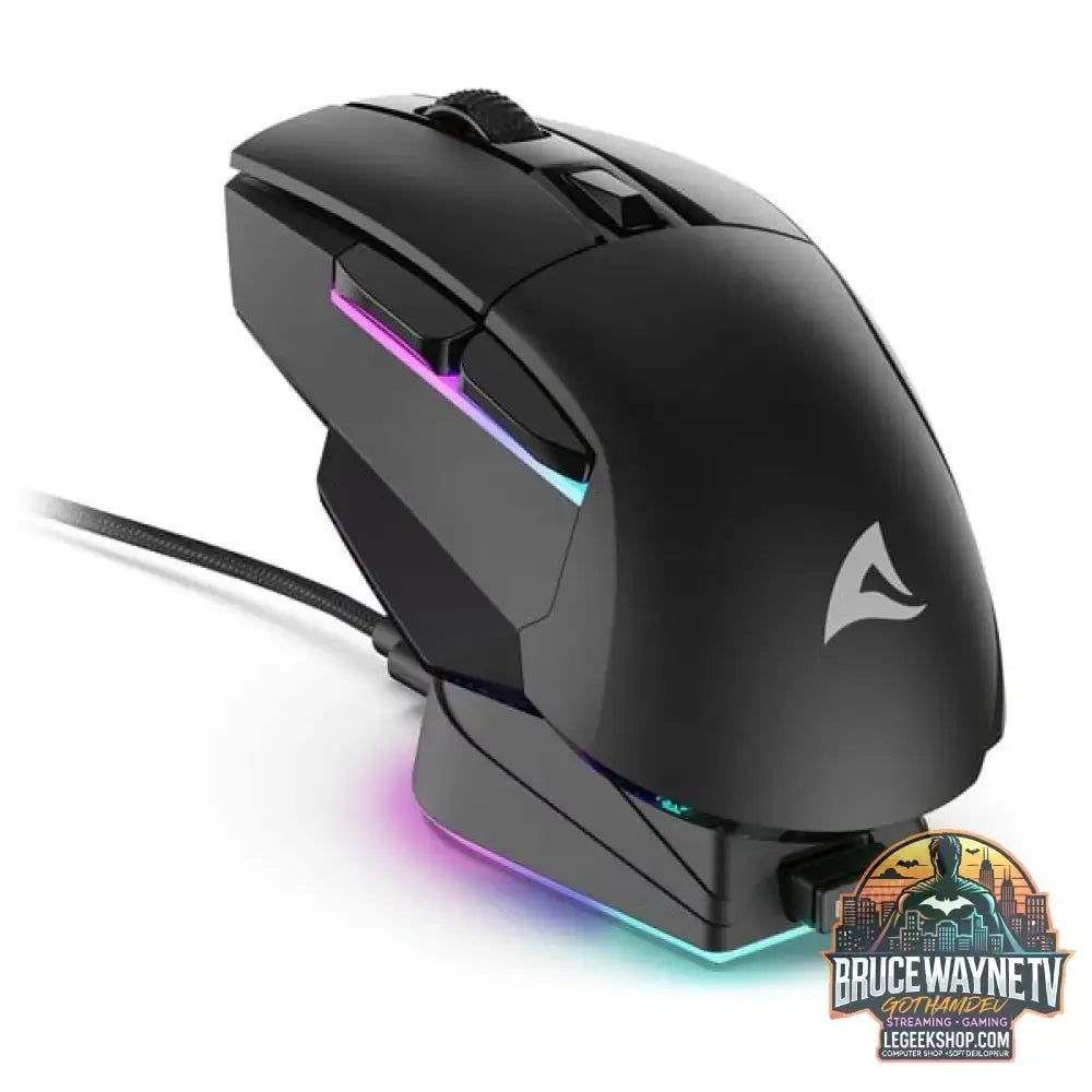 Sharkoon SKILLER SGM50W, souris gaming - vue 3