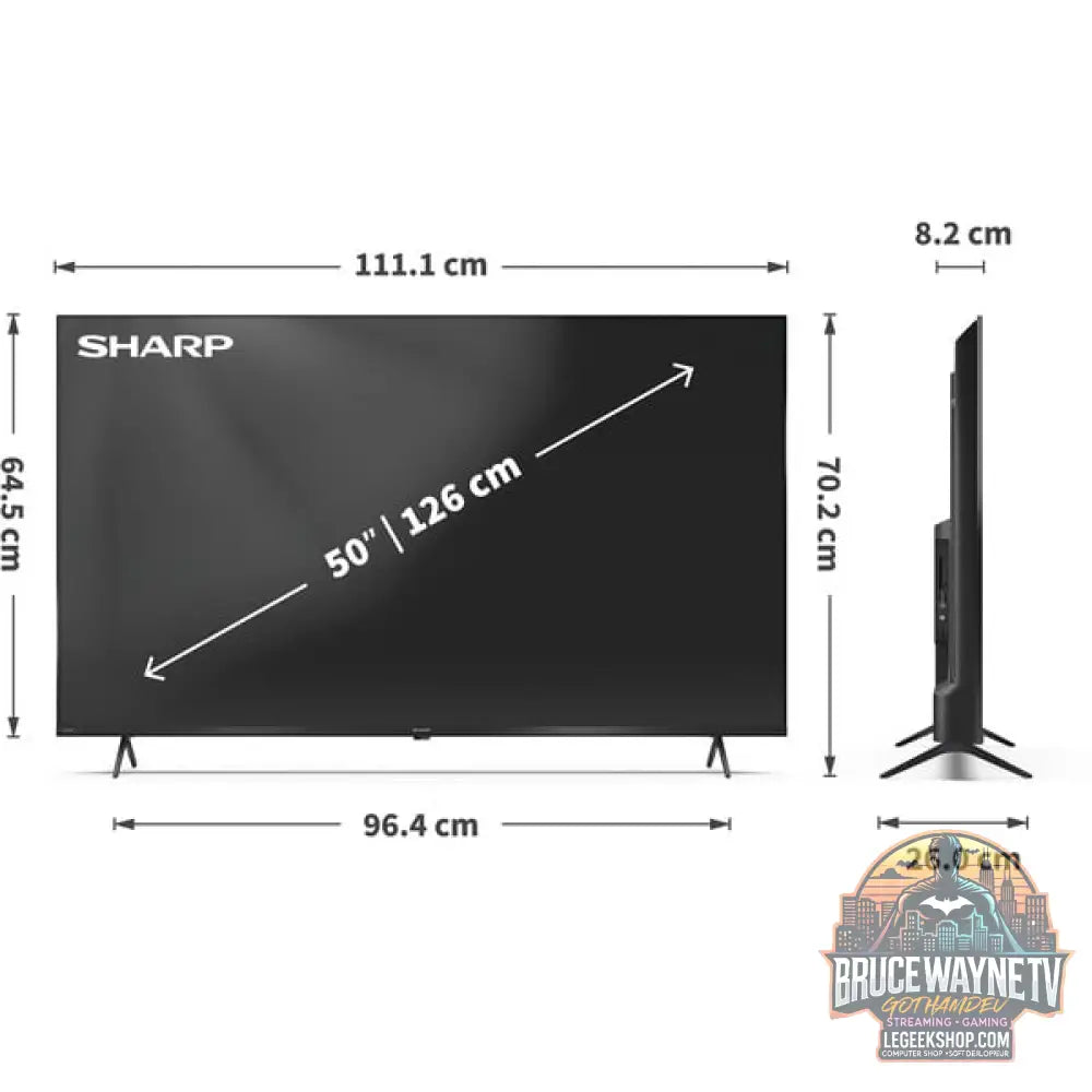 SHARP 50HM5745E, QLED-Fernseher - SHARP - vue 11