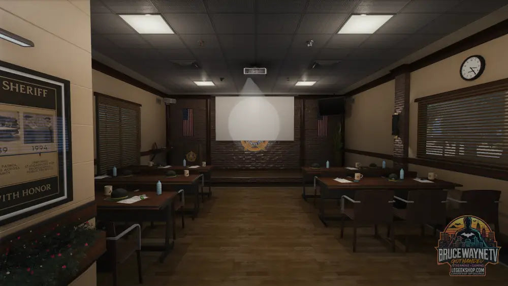 Sheriff Station — FiveM MLO, vue 14, LeGeekShop