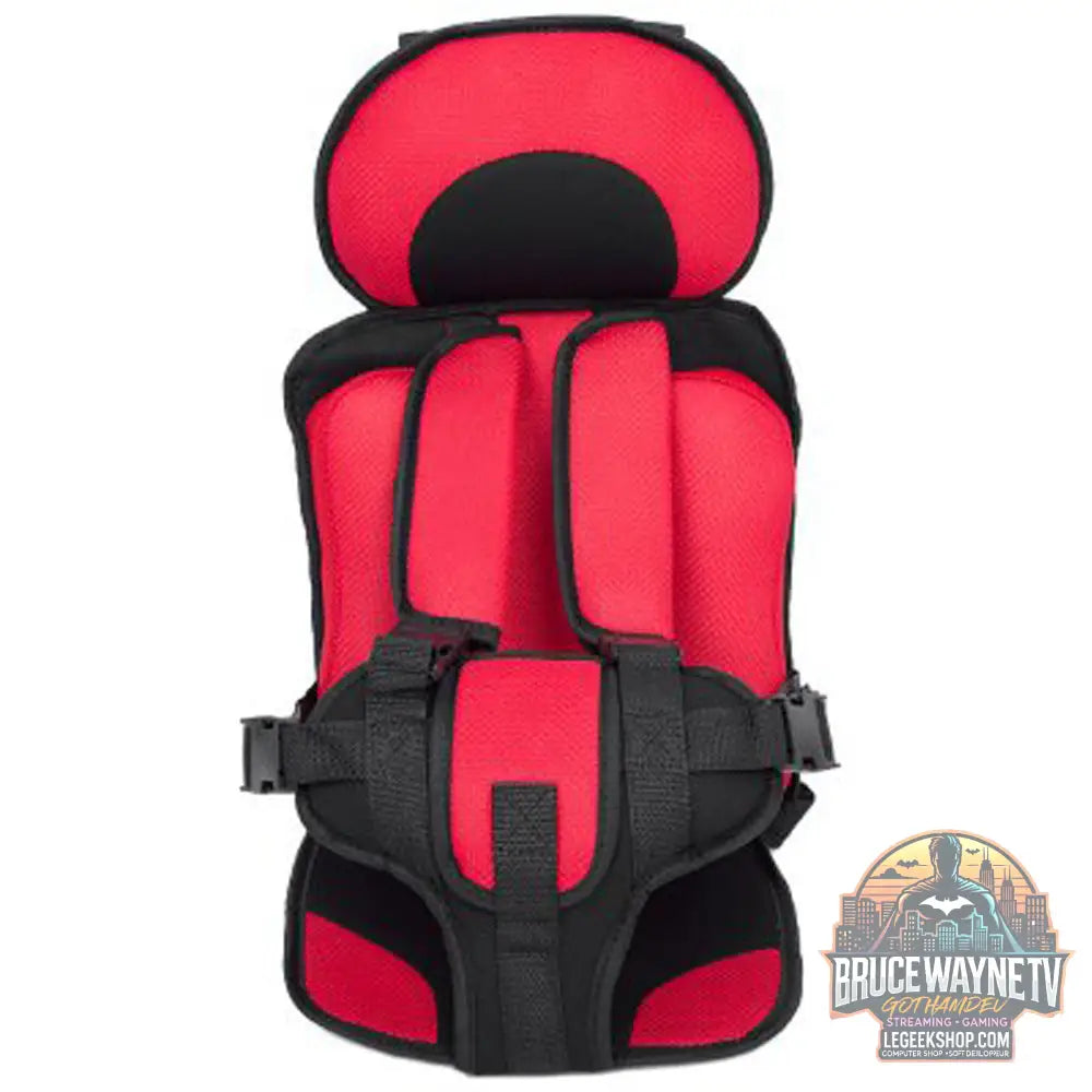 Siège Sécurité Bébé Portable Voiture Poussette Rembourré Confort - Red - siège Bébé