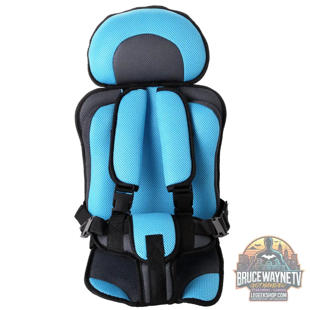 Siège Sécurité Bébé Portable Voiture Poussette Rembourré Confort - Sky Blue - siège Bébé