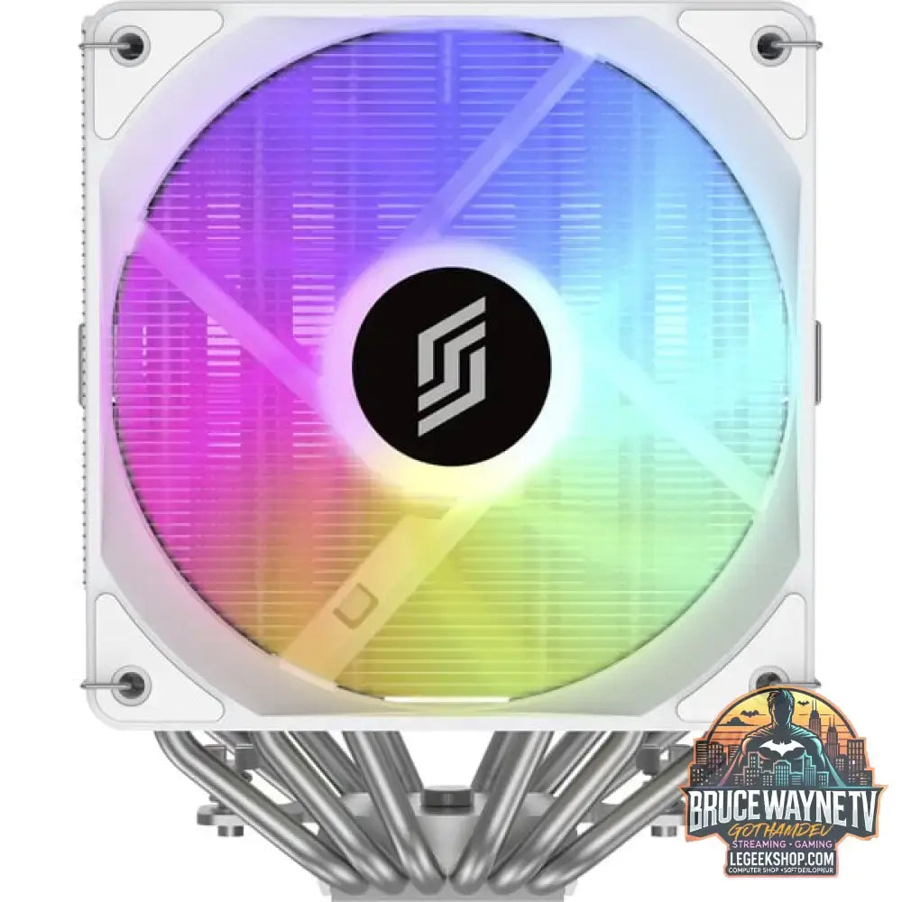 Silentware Titan White, CPU-Kühler weiß/silber, 120 mm - Silentware - vue 2