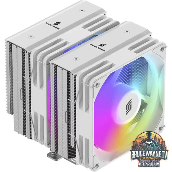 Silentware Titan White, CPU-Kühler weiß/silber, 120 mm - Silentware