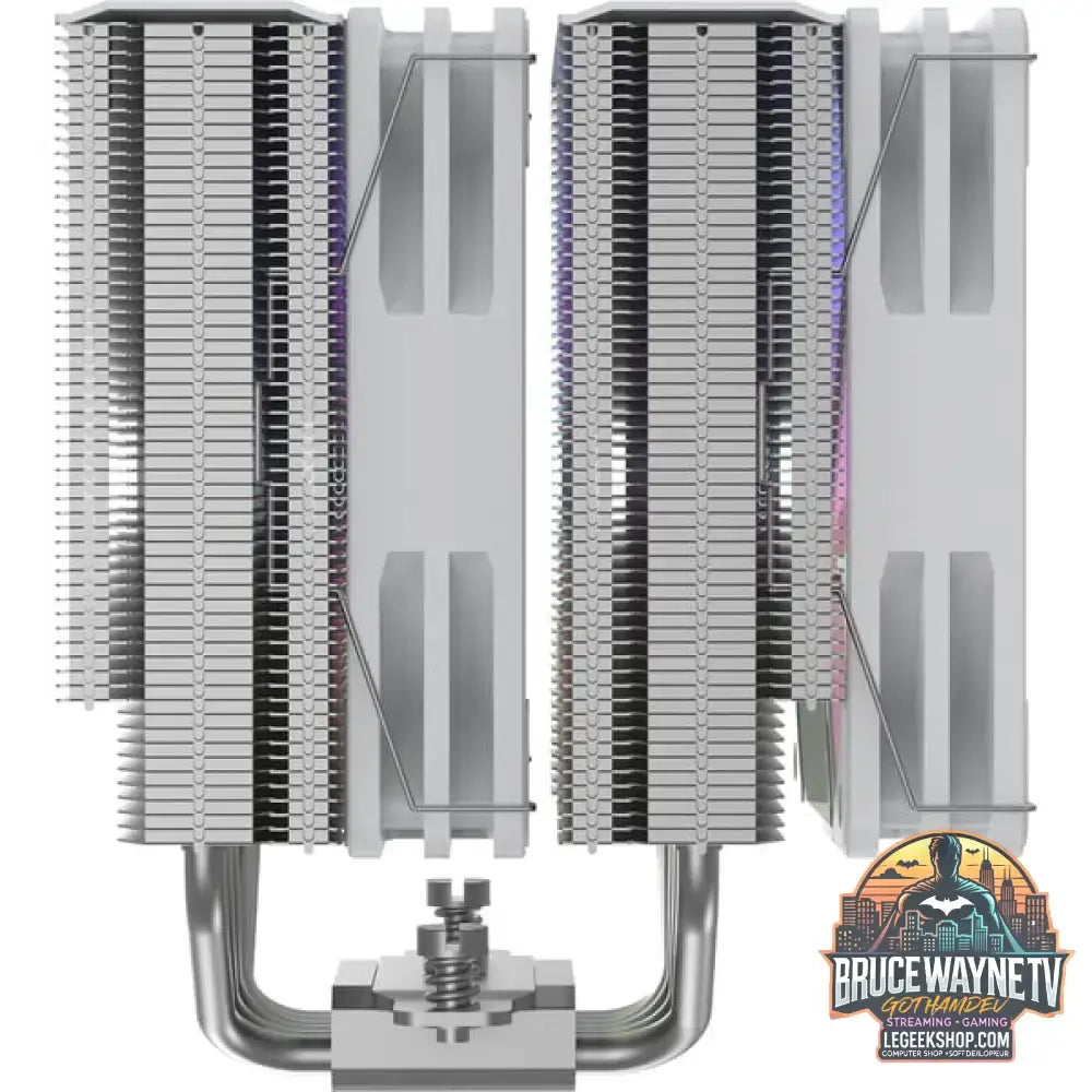 Silentware Titan White, CPU-Kühler weiß/silber, 120 mm - Silentware - vue 3