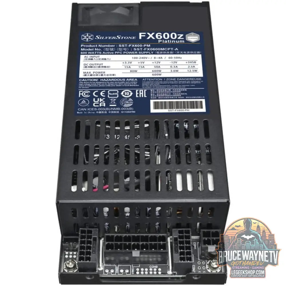 SilverStone FX600z Platinum, alimentation PC - SilverStone - vue 7