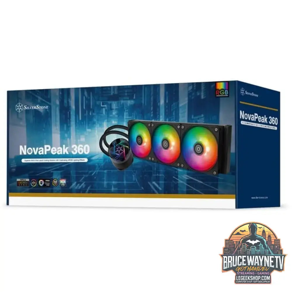 SilverStone NovaPeak 360 ARGB 360mm, Wasserkühlung schwarz - SilverStone - vue 14