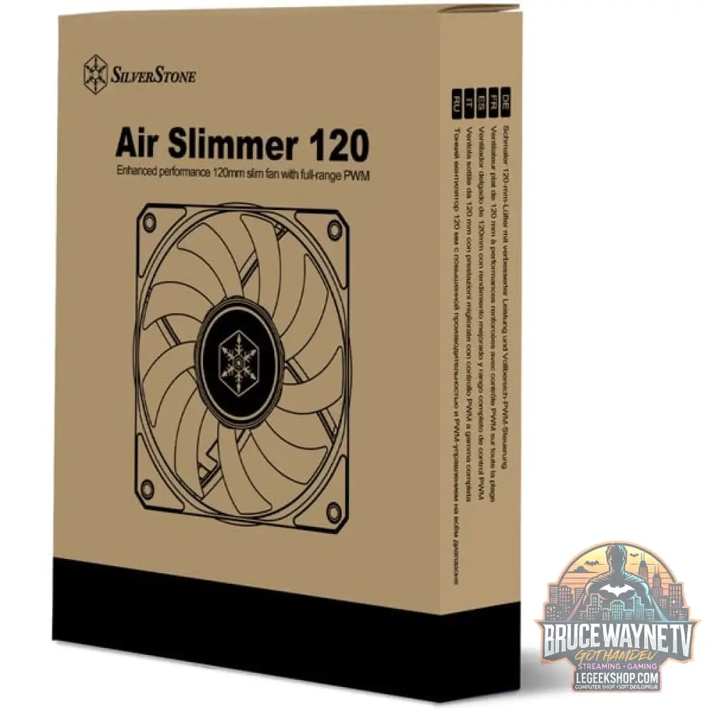 SilverStone SilvStone SST-AS120B, Gehäuselüfter - SilverStone - vue 9