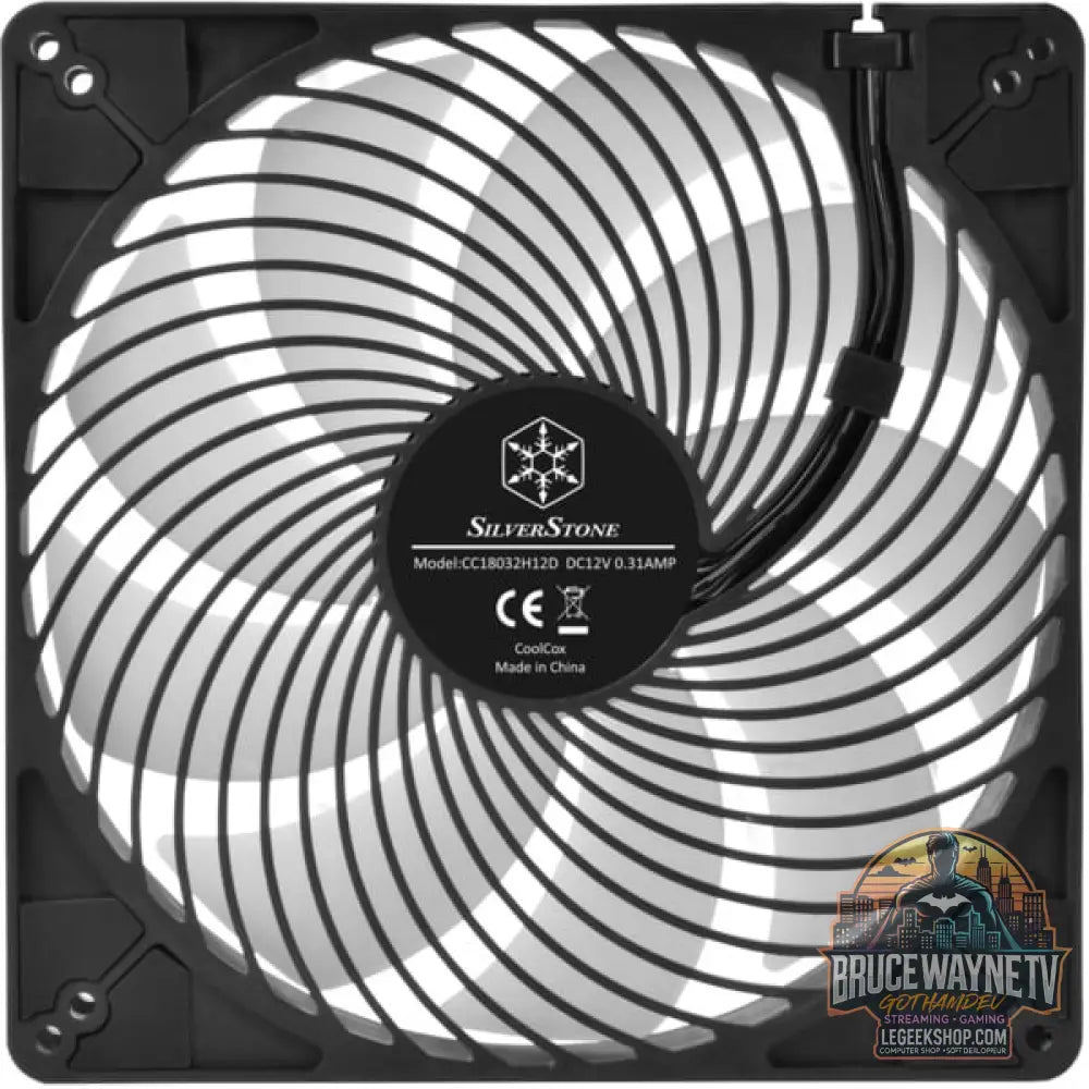SilverStone SST-AP184i-ARGB 180x180x32, Gehäuselüfter - SilverStone - vue 3
