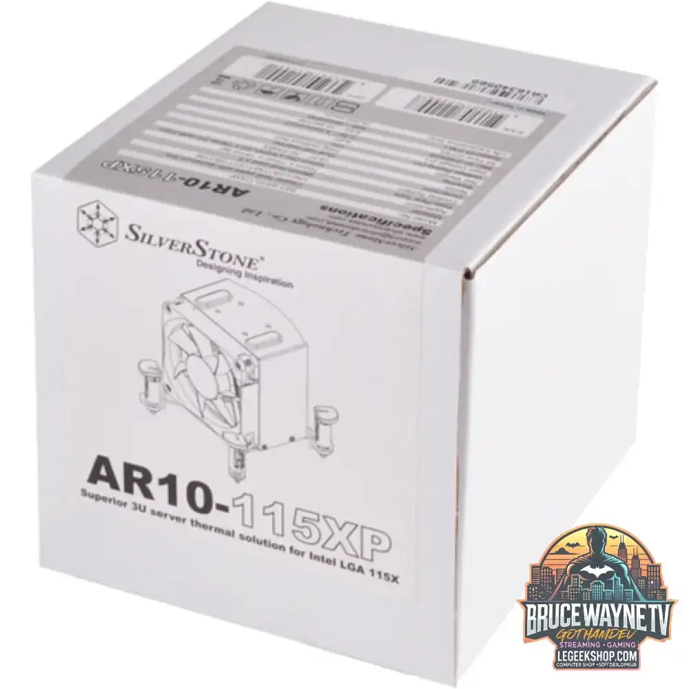 SilverStone SST-AR10-115XP, CPU-Kühler silber/schwarz, 70 mm - SilverStone - vue 12