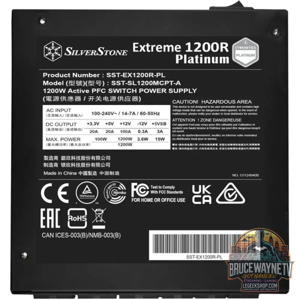 SilverStone SST-EX1200R-PL, alimentation PC - SilverStone - vue 12