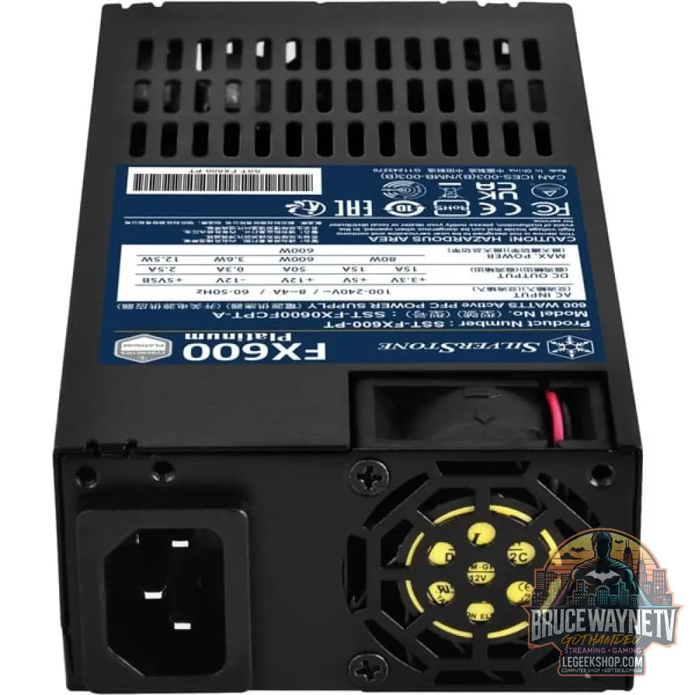 SilverStone SST-FX600-PT, alimentation PC - SilverStone - vue 3