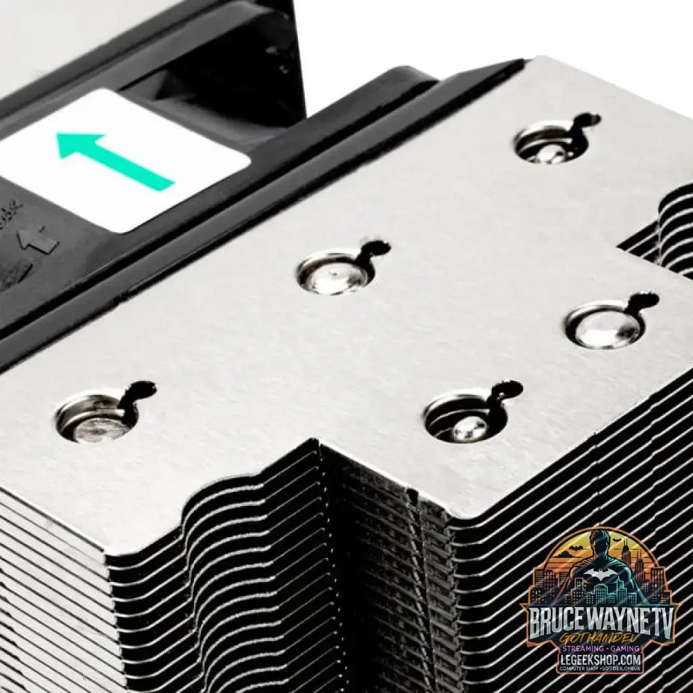 SilverStone SST-XE02-AM5B, CPU-Kühler aluminium/schwarz, 60 mm - SilverStone - vue 8
